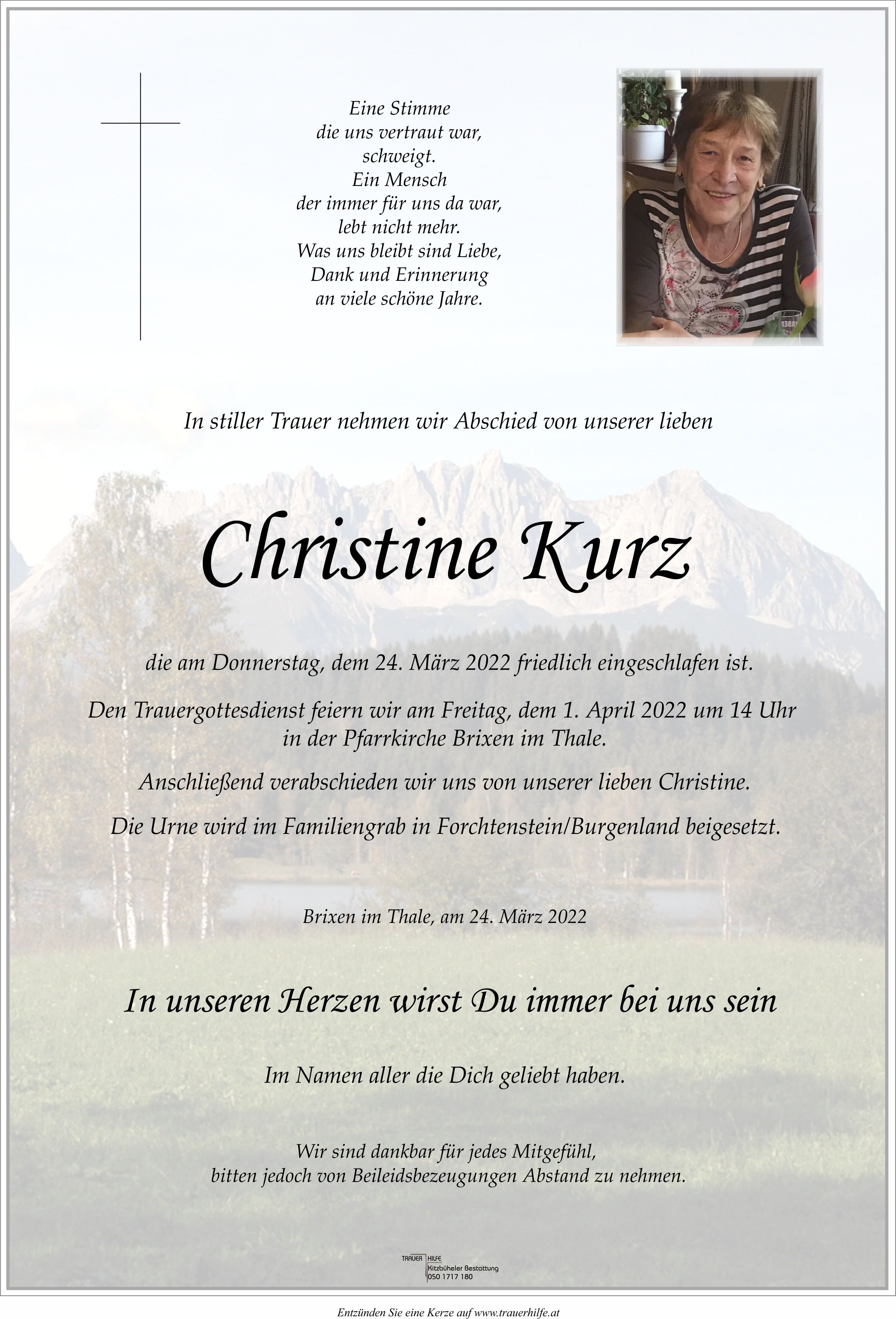 Christine Kurz